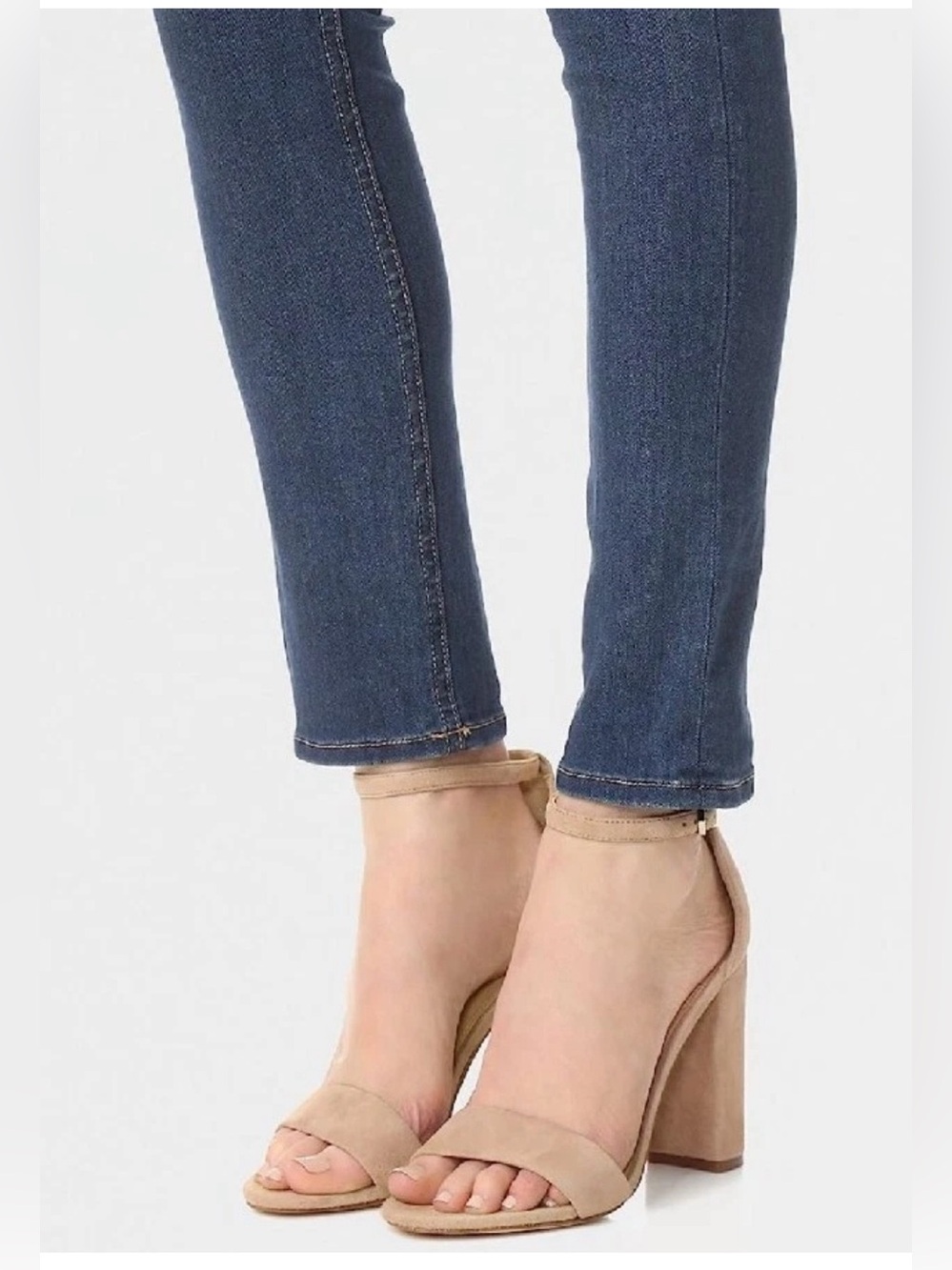 Sam Edelman Yaro Block Heel Sandal 8.5 Suede